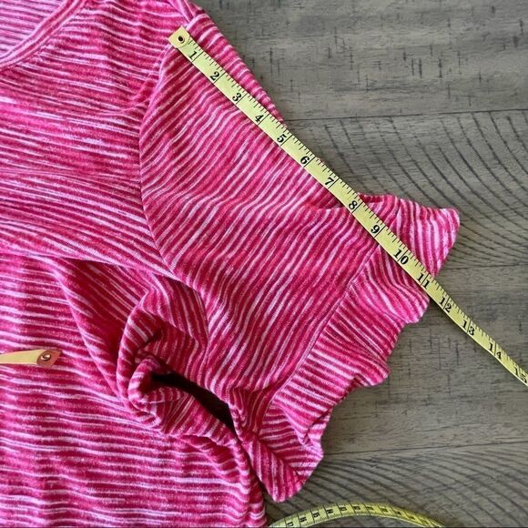 Terra & Sky Red Peplum Top Size 4X - Picture 10 of 13